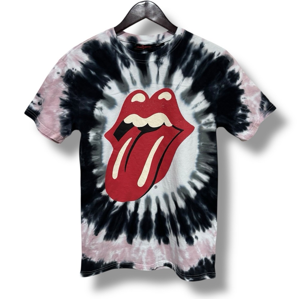 The Rolling Stones Official Women's Tie Dye T Shirt Size XS 18 x 28